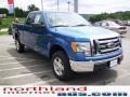 2009 Blue Flame Metallic Ford F150 XLT SuperCab 4x4  photo #5