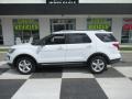 2018 Oxford White Ford Explorer XLT  photo #1