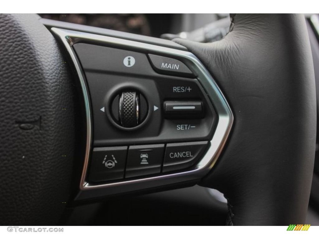 2020 Acura RDX AWD Ebony Steering Wheel Photo #133775853