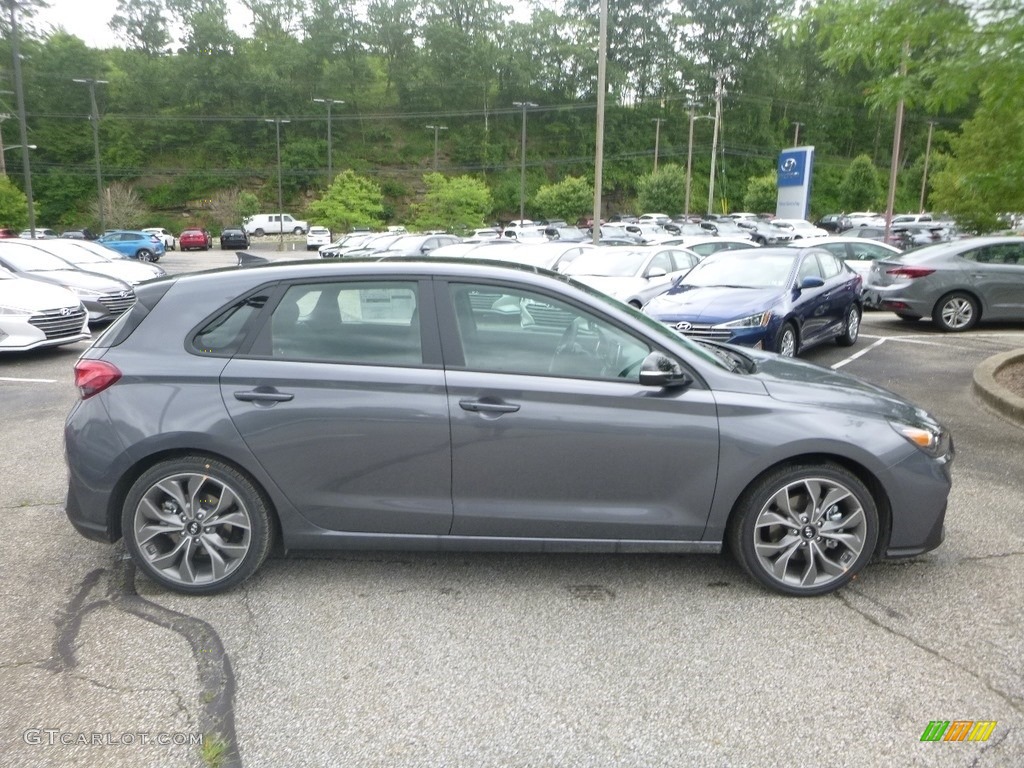 Summit Gray 2019 Hyundai Elantra GT N Line Exterior Photo #133776240