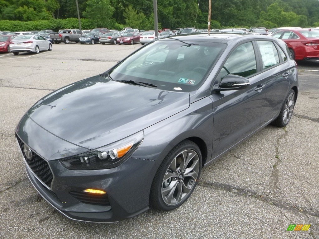 Summit Gray 2019 Hyundai Elantra GT N Line Exterior Photo #133776360