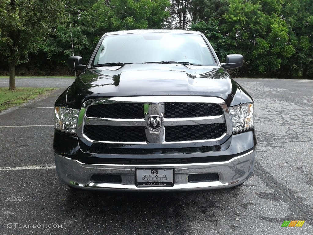 2019 1500 Classic Tradesman Quad Cab 4x4 - Diamond Black Crystal Pearl / Black/Diesel Gray photo #3
