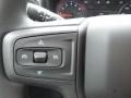 Jet Black 2019 Chevrolet Silverado 1500 Custom Crew Cab 4WD Steering Wheel