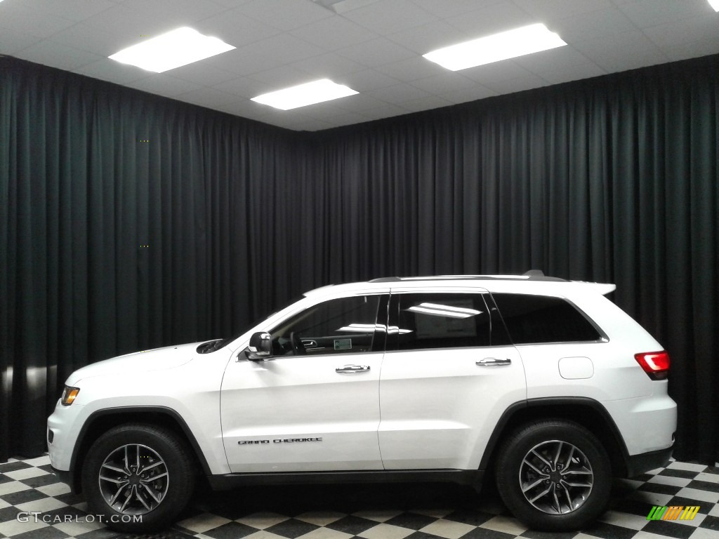 2019 Grand Cherokee Limited - Bright White / Light Frost Beige/Black photo #1