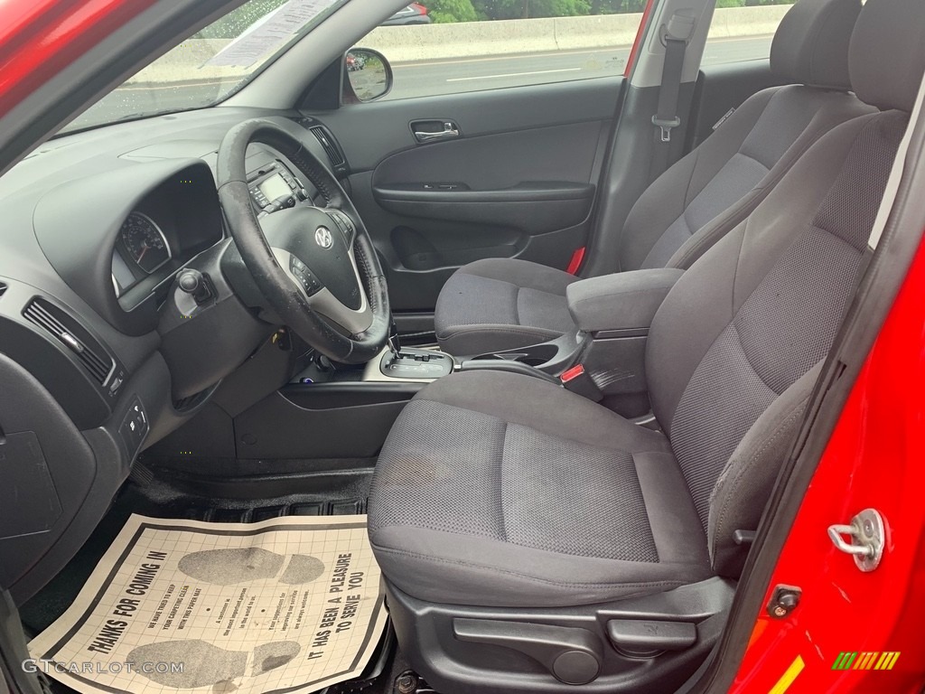 2010 Elantra Touring GLS - Chilipepper Red / Black photo #10