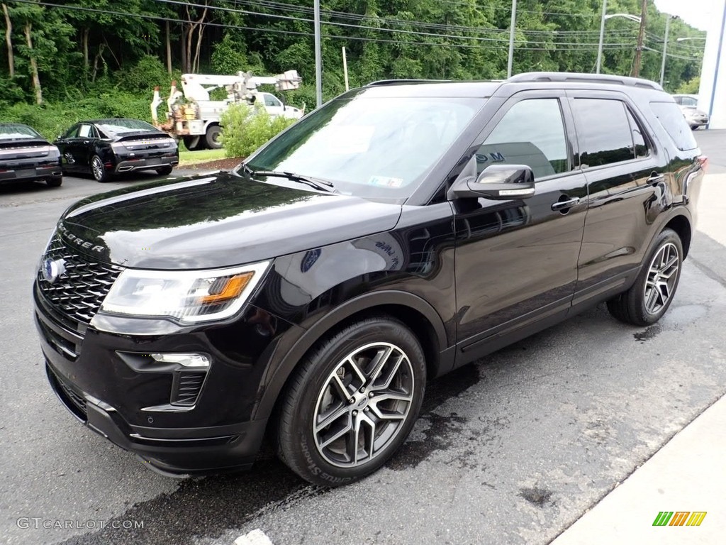 2019 Explorer Sport 4WD - Agate Black / Medium Black photo #6