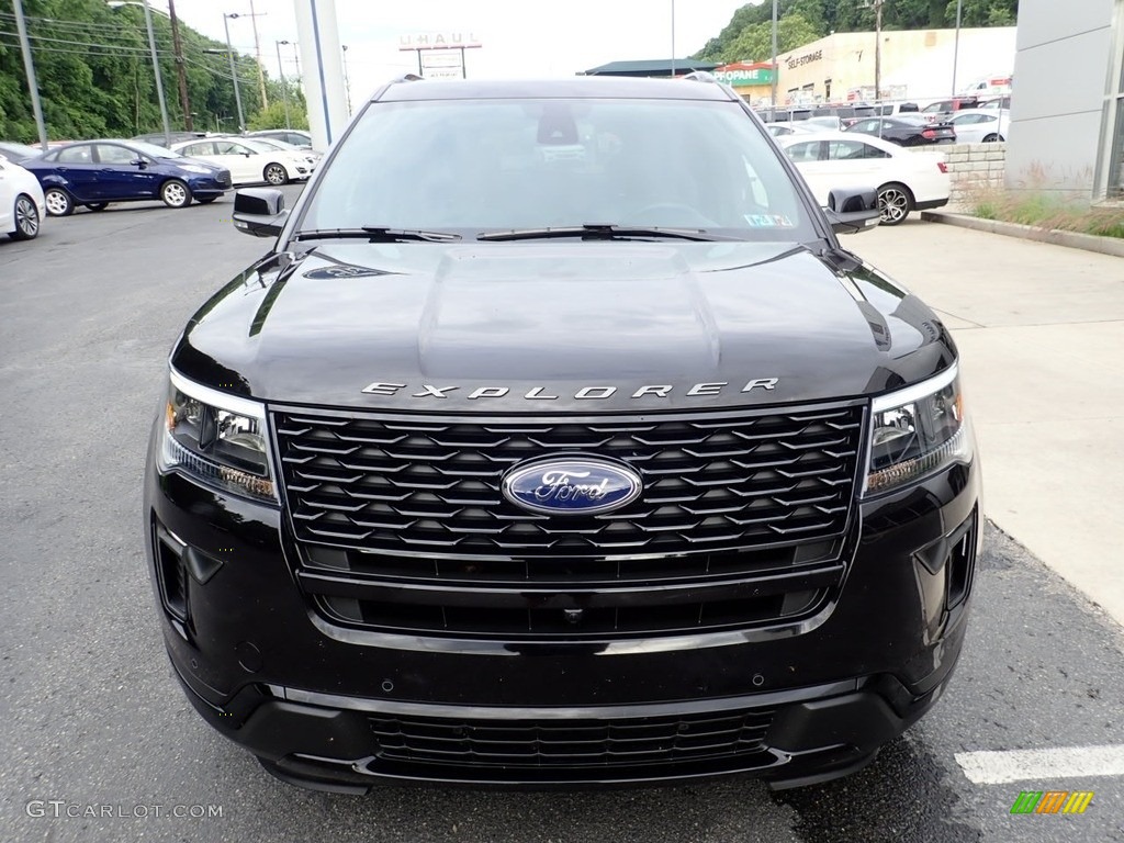 2019 Explorer Sport 4WD - Agate Black / Medium Black photo #7