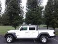 2020 Bright White Jeep Gladiator Sport 4x4  photo #1