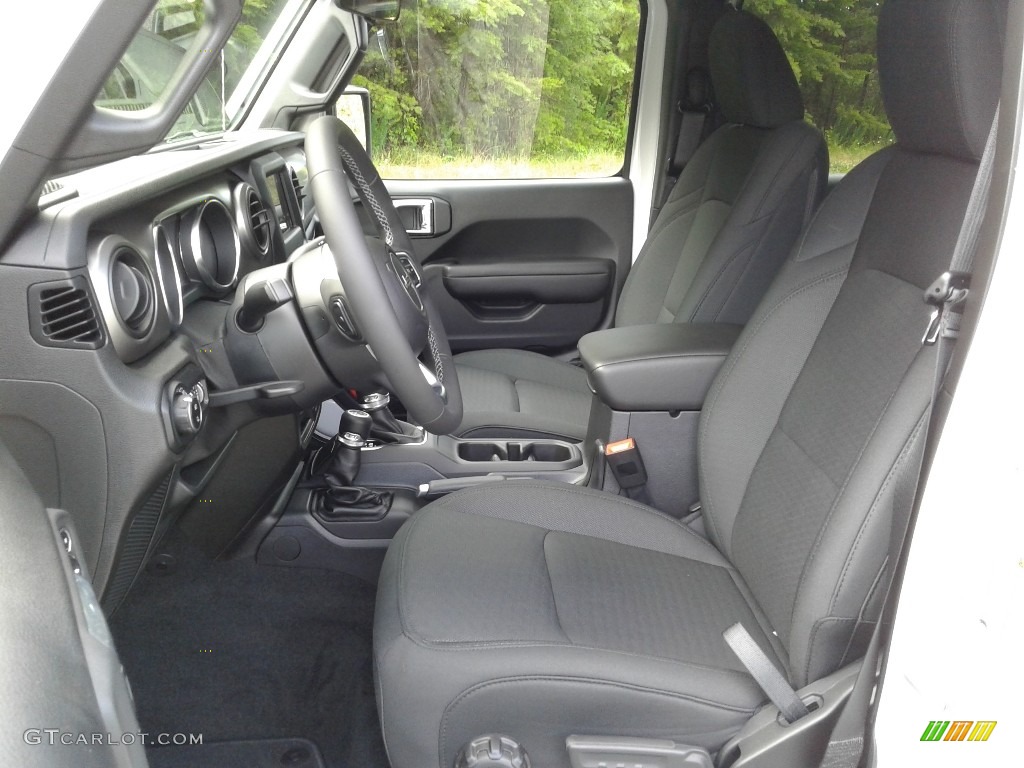 Black Interior 2020 Jeep Gladiator Sport 4x4 Photo #133778277