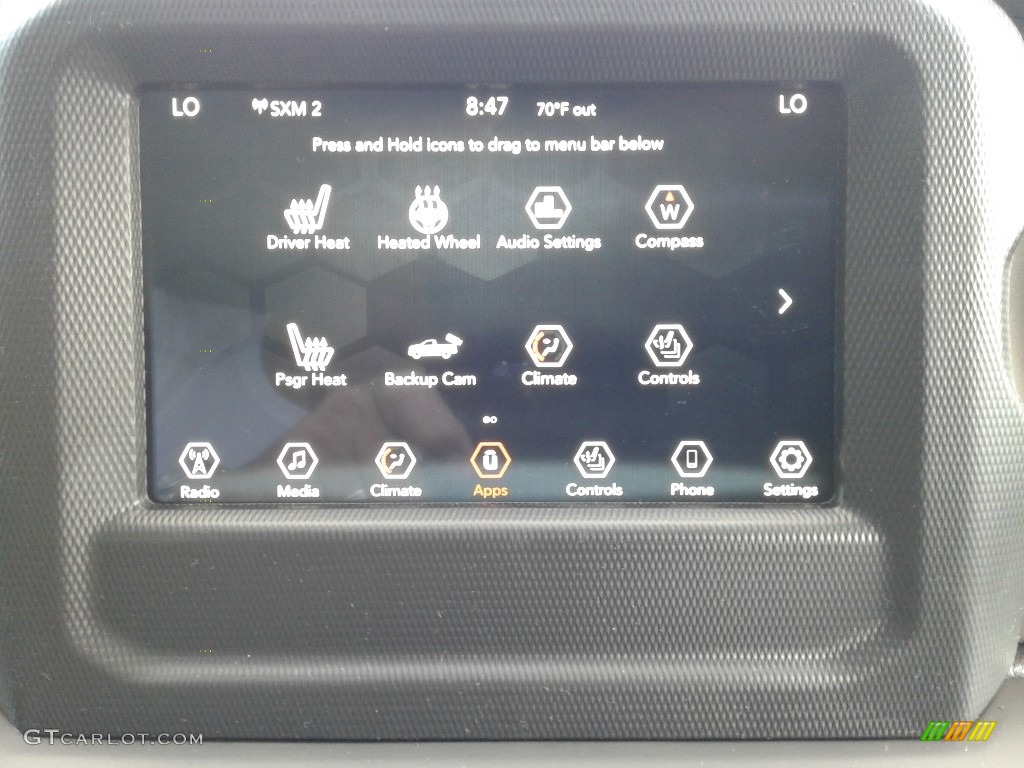 2020 Jeep Gladiator Sport 4x4 Controls Photo #133778643
