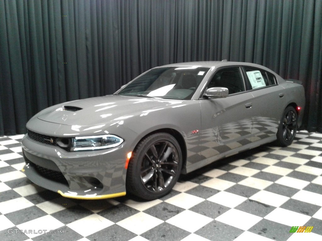 2019 Charger R/T Scat Pack - Destroyer Gray / Black photo #2