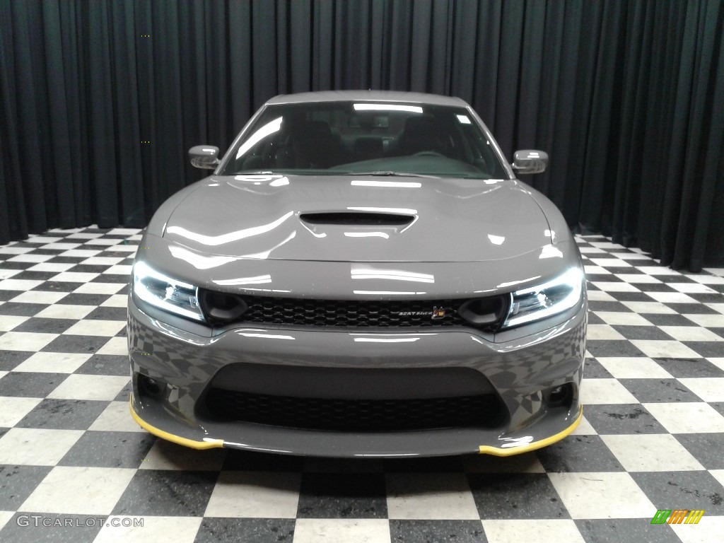 2019 Charger R/T Scat Pack - Destroyer Gray / Black photo #3
