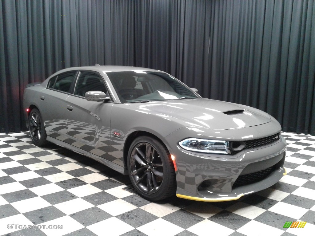2019 Charger R/T Scat Pack - Destroyer Gray / Black photo #4