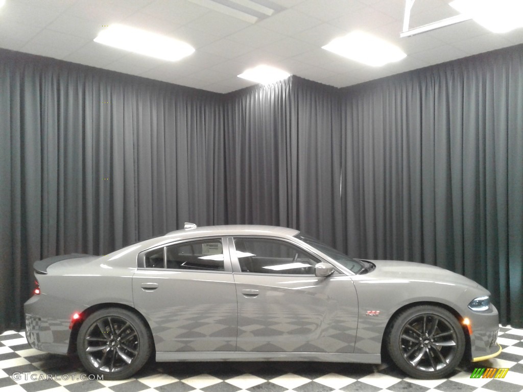2019 Charger R/T Scat Pack - Destroyer Gray / Black photo #5