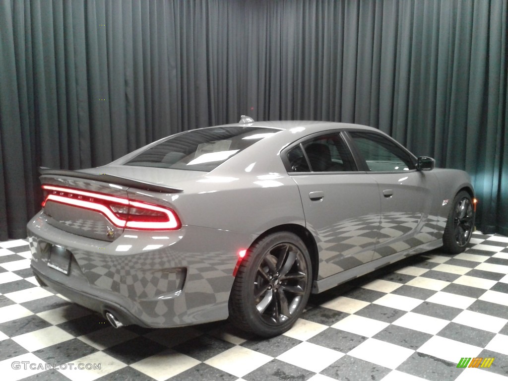2019 Charger R/T Scat Pack - Destroyer Gray / Black photo #6