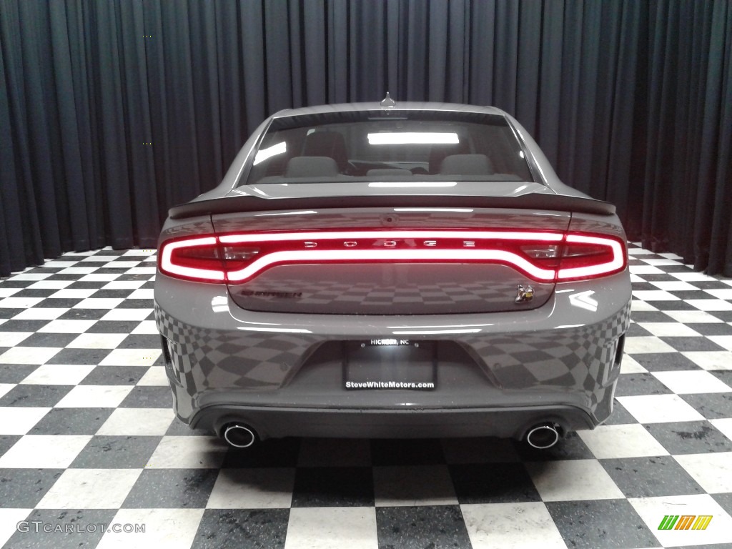 2019 Charger R/T Scat Pack - Destroyer Gray / Black photo #7