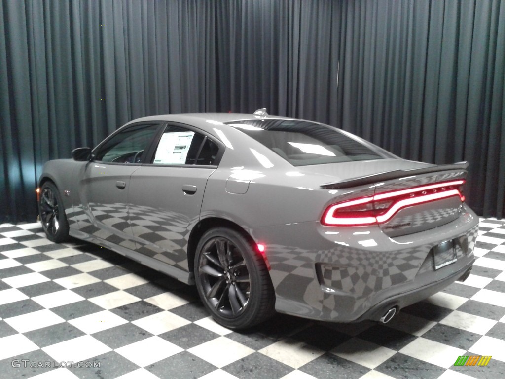 2019 Charger R/T Scat Pack - Destroyer Gray / Black photo #8