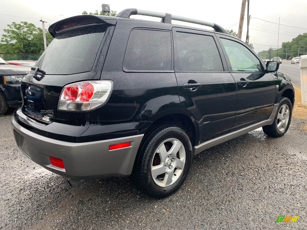 2003 Outlander XLS 4WD - Labrador Black Pearl / Charcoal photo #3