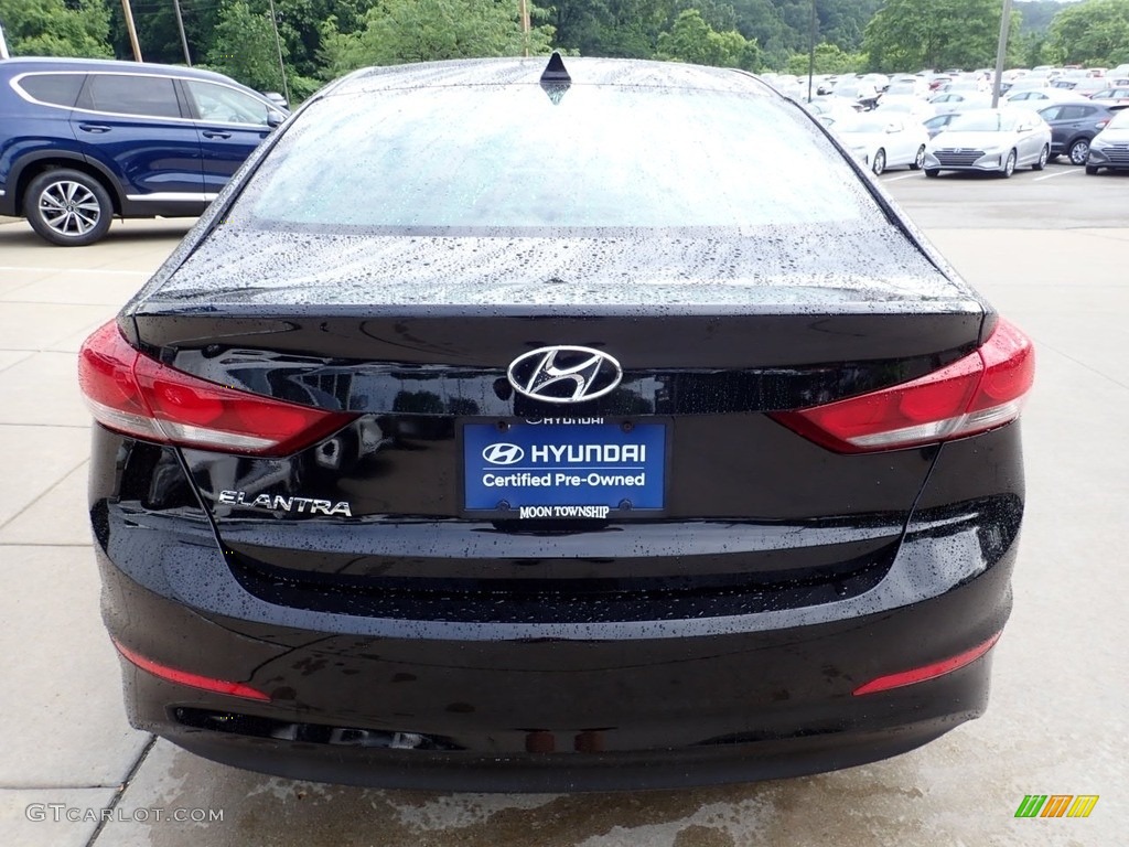 2017 Elantra Value Edition - Black / Black photo #3