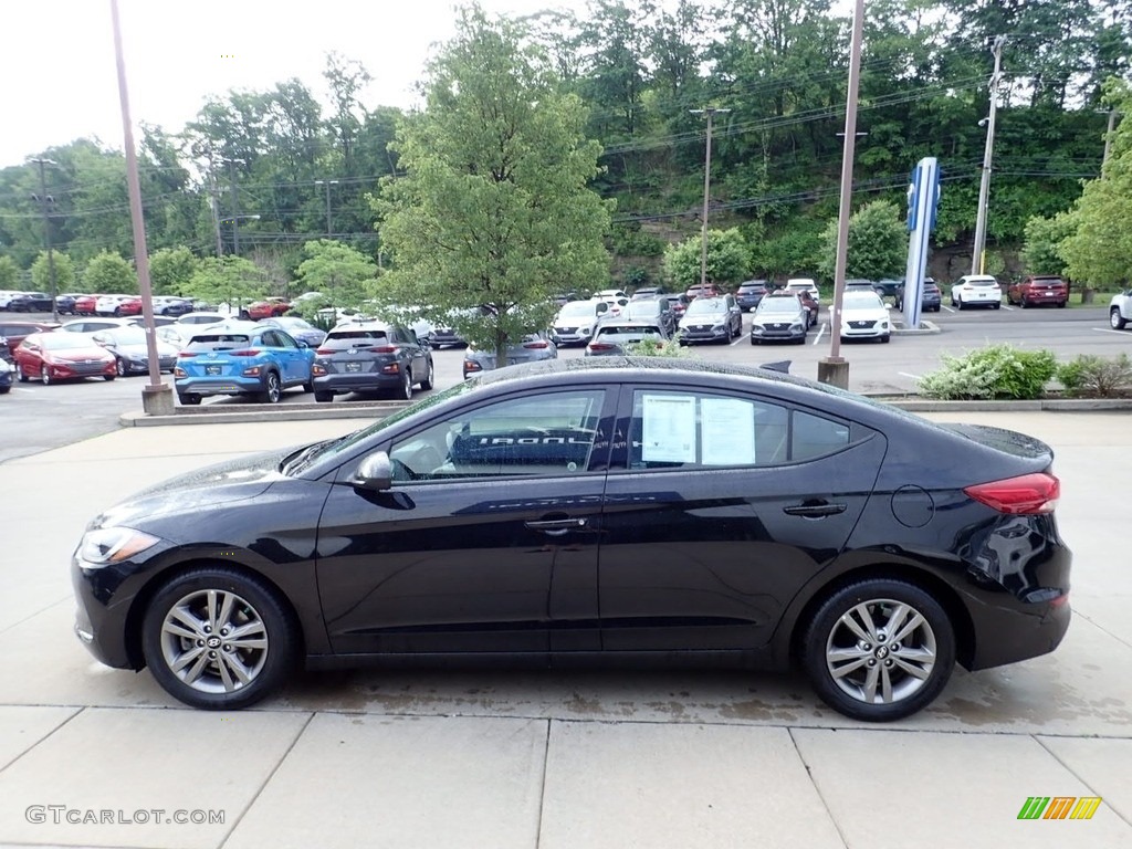 2017 Elantra Value Edition - Black / Black photo #6