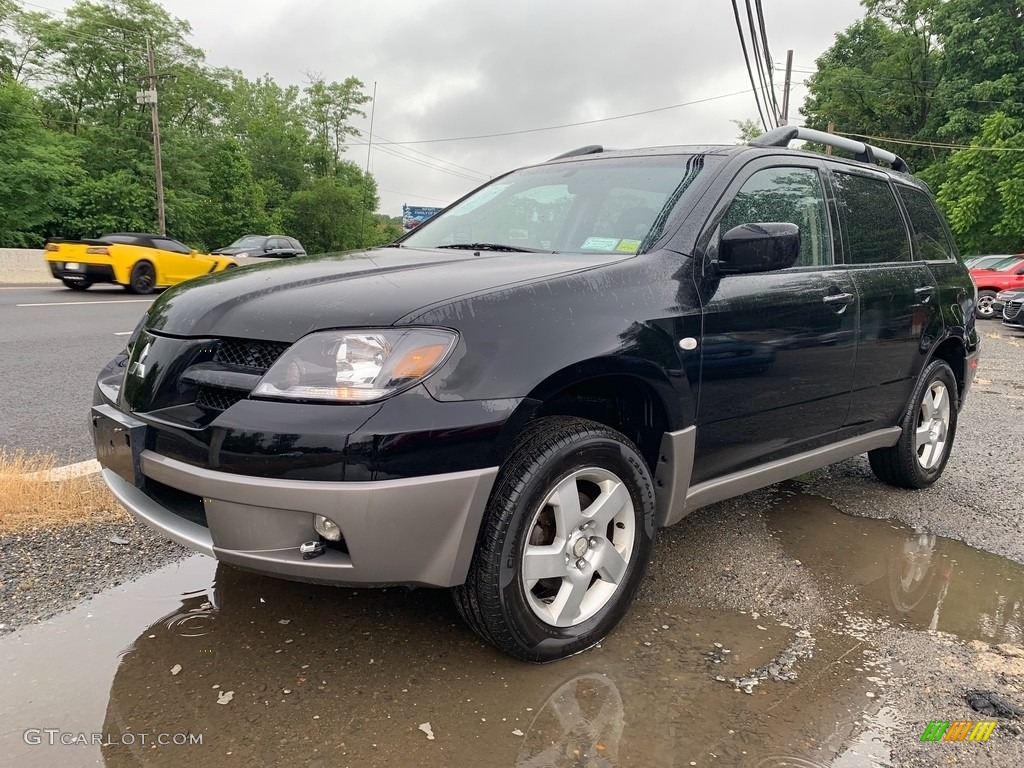 2003 Outlander XLS 4WD - Labrador Black Pearl / Charcoal photo #7