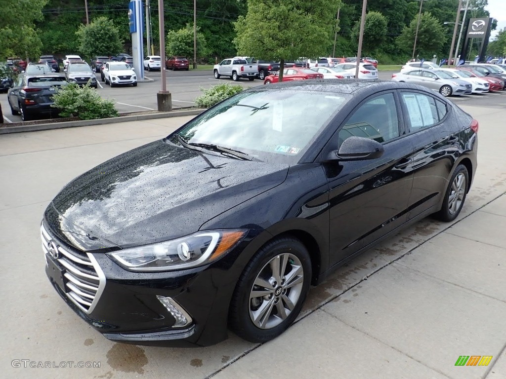 2017 Elantra Value Edition - Black / Black photo #7