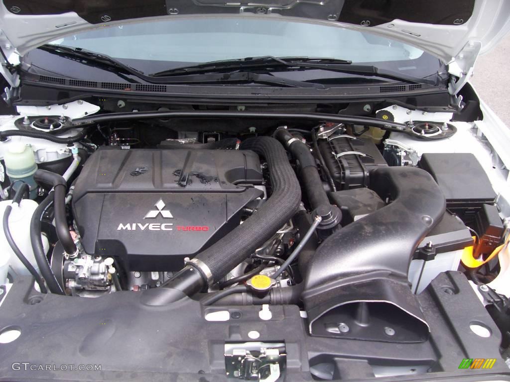 2009 Lancer RALLIART - Wicked White Satin / Black photo #16