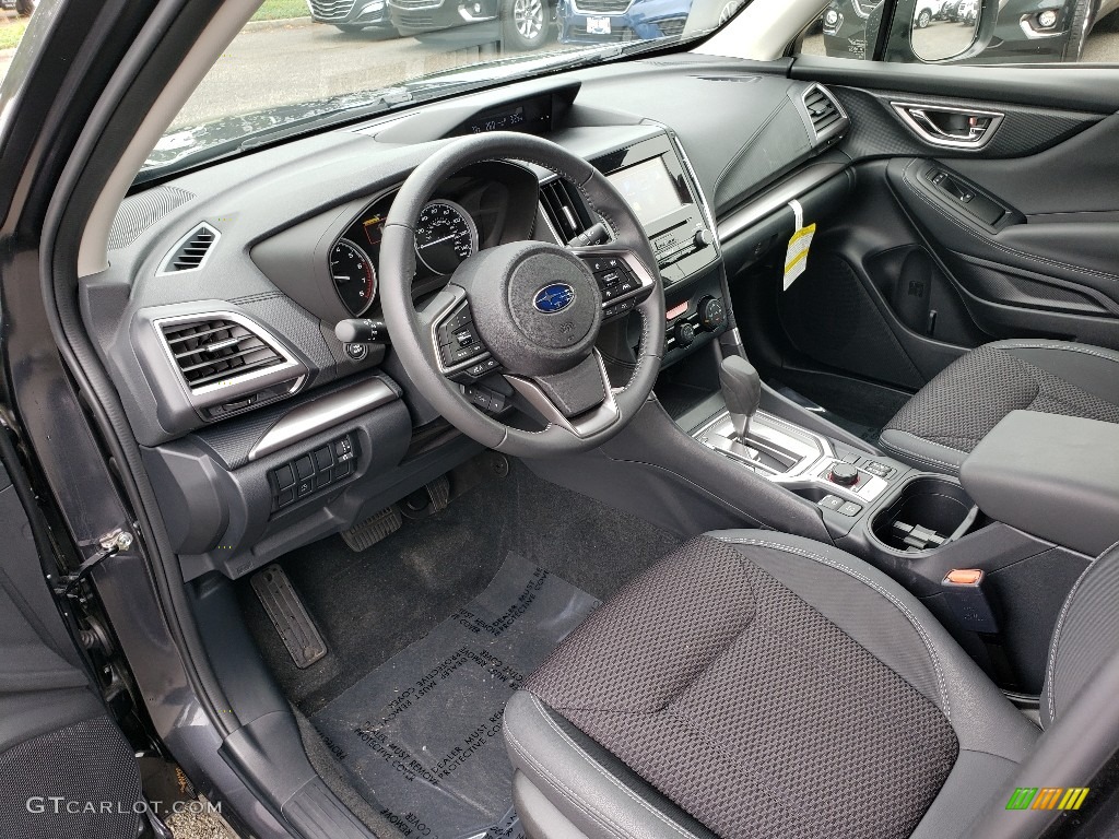2019 Forester 2.5i Premium - Dark Gray Metallic / Black photo #27
