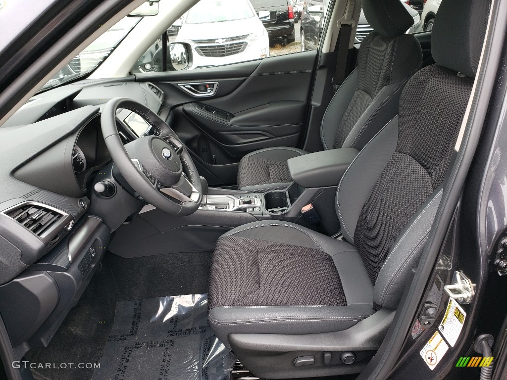 2019 Forester 2.5i Premium - Dark Gray Metallic / Black photo #28