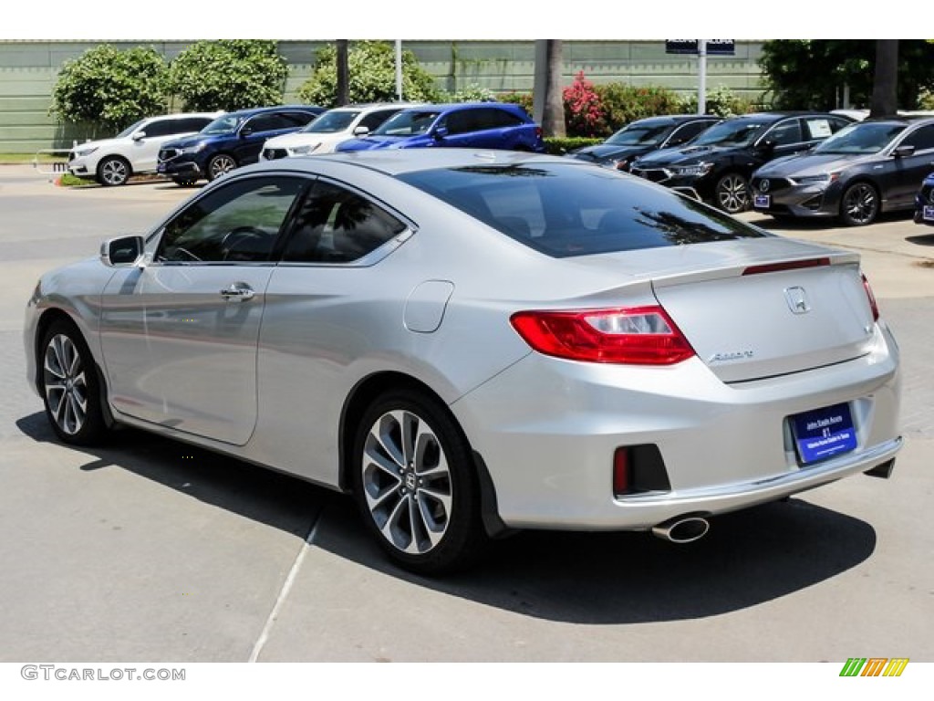 2014 Accord EX-L V6 Coupe - Alabaster Silver Metallic / Black photo #5