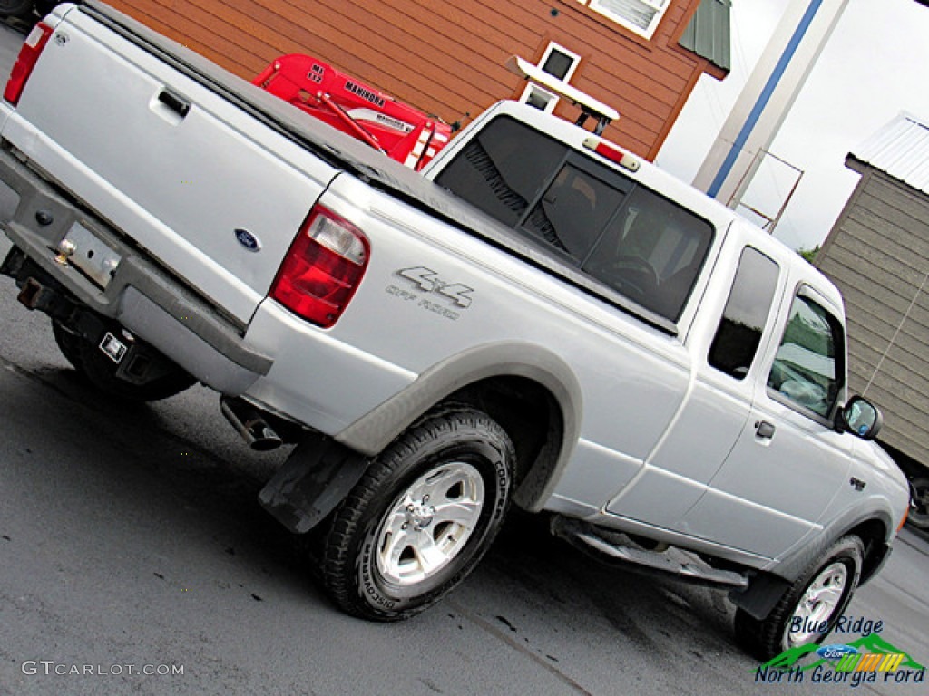 2001 Ranger XLT SuperCab 4x4 - Silver Frost Metallic / Dark Graphite photo #33