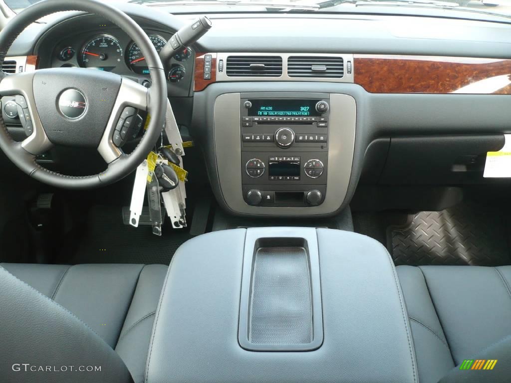 2009 Sierra 2500HD SLT Crew Cab 4x4 - Onyx Black / Ebony photo #8