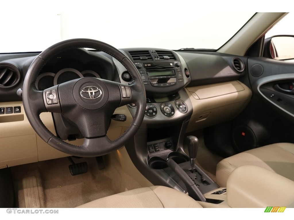 2010 RAV4 Limited V6 4WD - Barcelona Red Metallic / Sand Beige photo #6