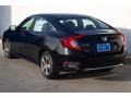 2019 Crystal Black Pearl Honda Civic LX Sedan  photo #2