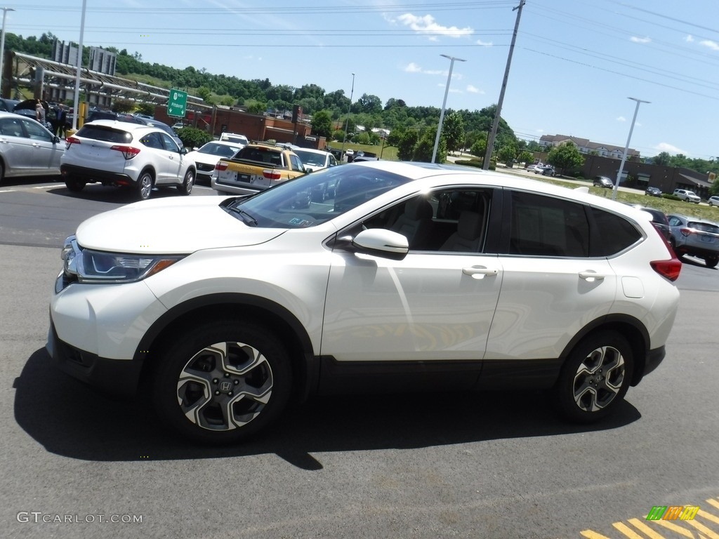 2017 CR-V EX AWD - White Diamond Pearl / Ivory photo #7