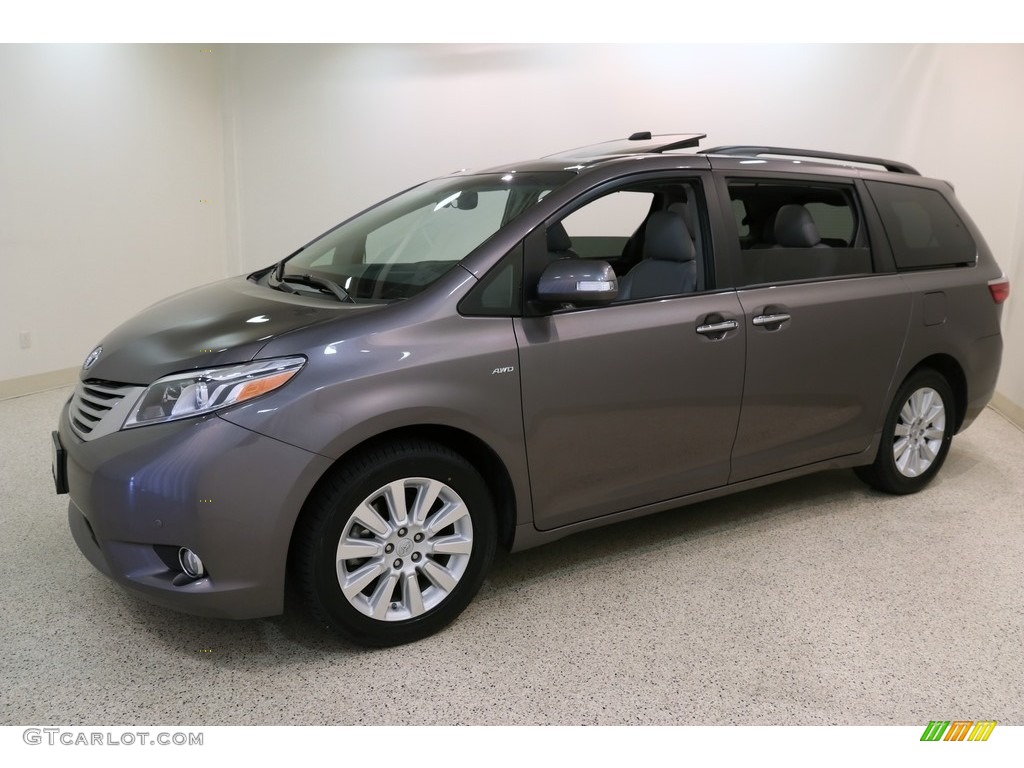 2016 Sienna Limited Premium AWD - Predawn Gray Mica / Ash photo #3