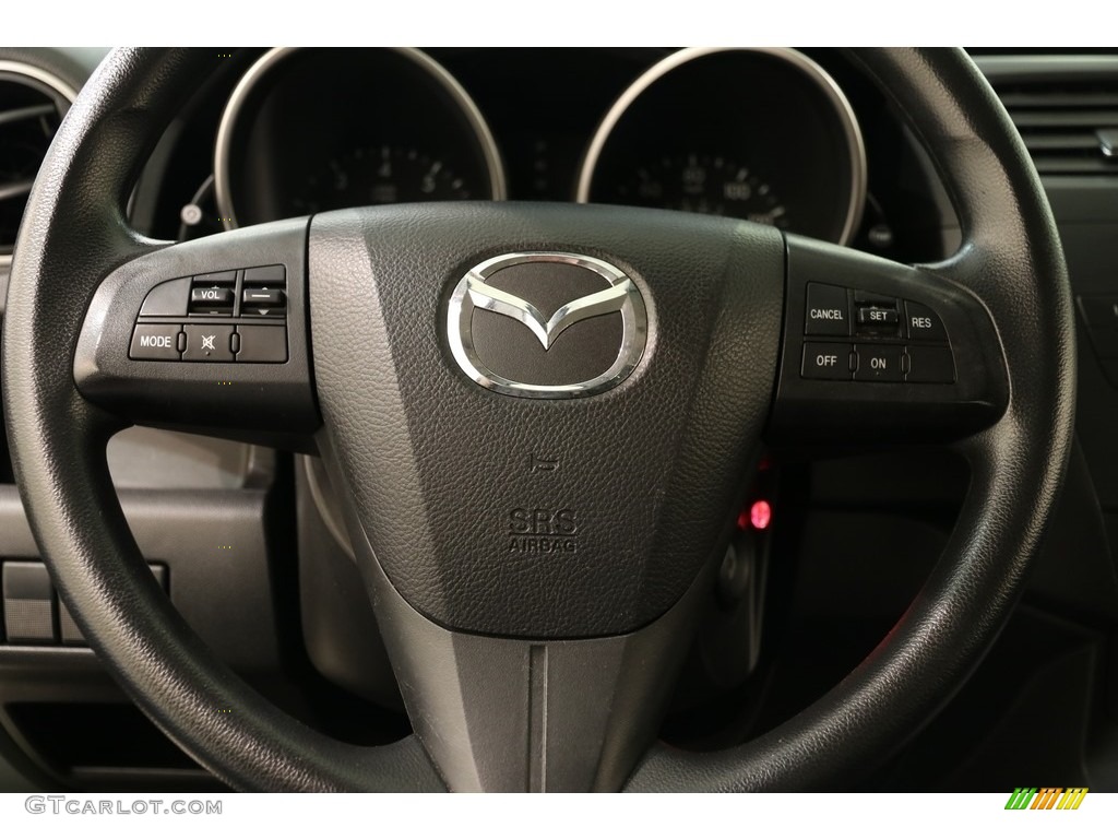 2012 MAZDA5 Sport - Liquid Silver Metallic / Black photo #7