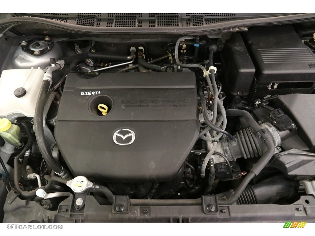 2012 MAZDA5 Sport - Liquid Silver Metallic / Black photo #19