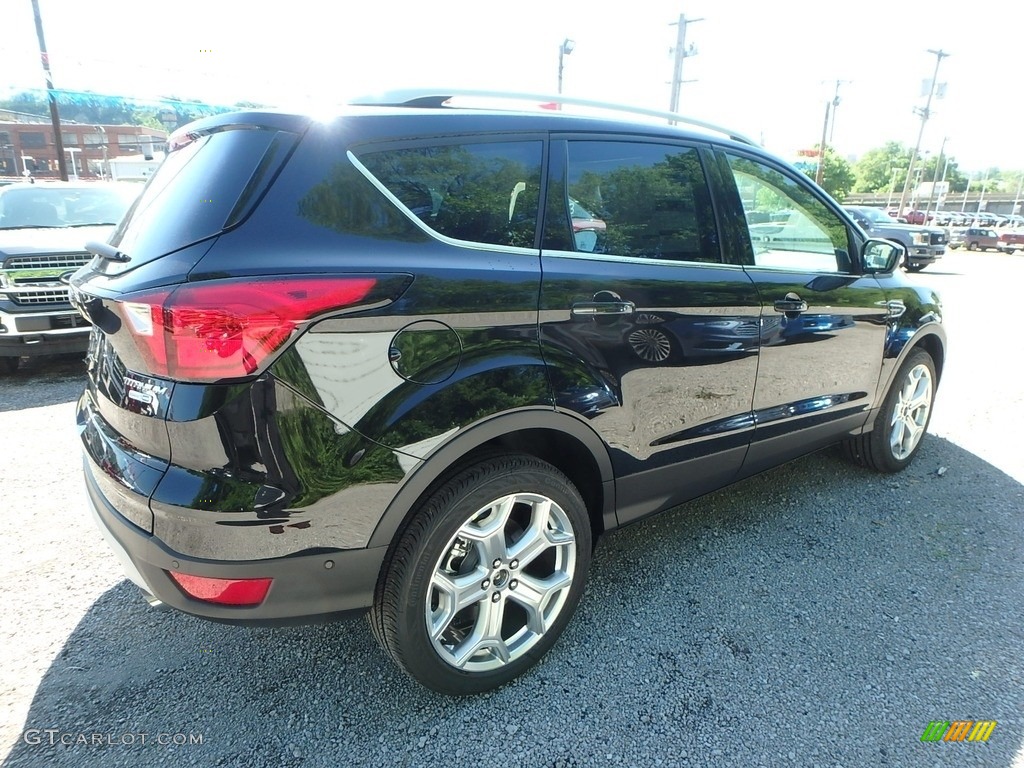 2019 Escape Titanium 4WD - Agate Black / Chromite Gray/Charcoal Black photo #2