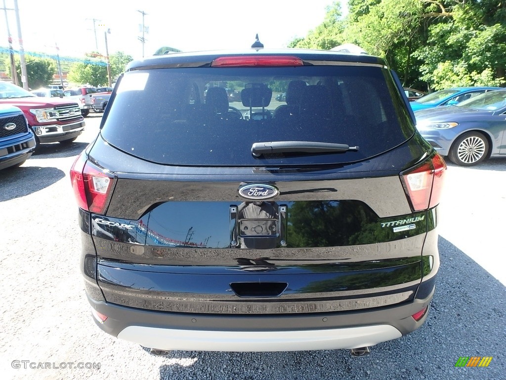 2019 Escape Titanium 4WD - Agate Black / Chromite Gray/Charcoal Black photo #3