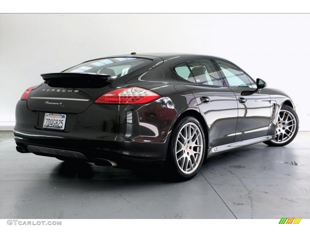 2013 Panamera 4 - Topaz Brown Metallic / Black/Luxor Beige photo #16