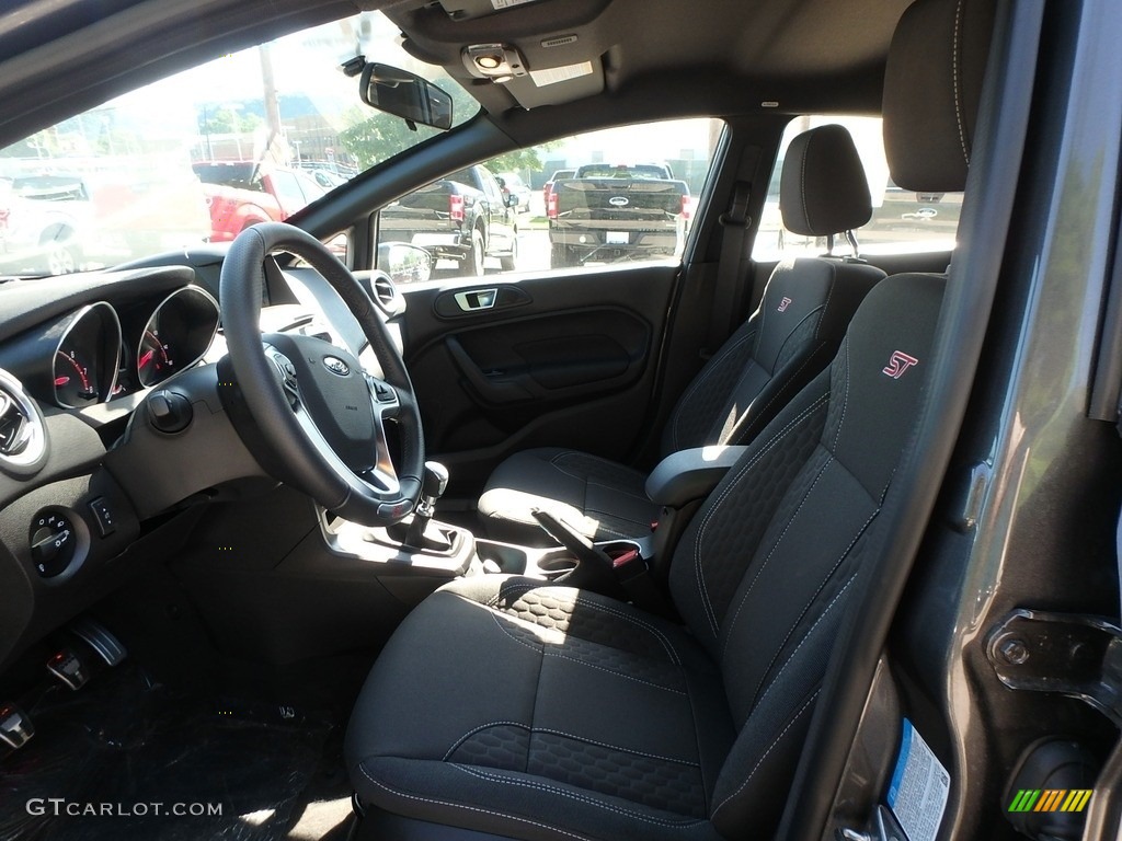 2019 Fiesta ST Hatchback - Magnetic / Charcoal Black photo #12