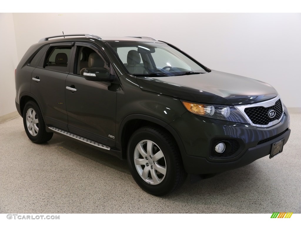 2012 Sorento LX AWD - Tuscan Olive / Beige photo #1