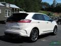 2019 White Platinum Ford Edge Titanium AWD  photo #5