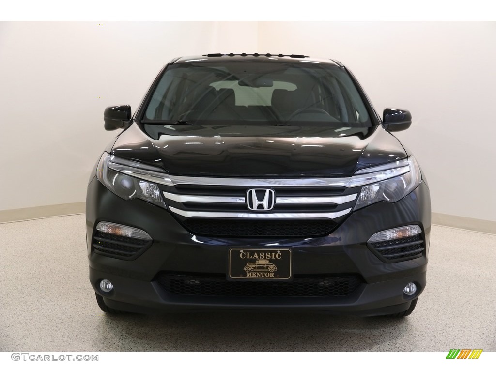 2016 Pilot EX-L AWD - Crystal Black Pearl / Black photo #2