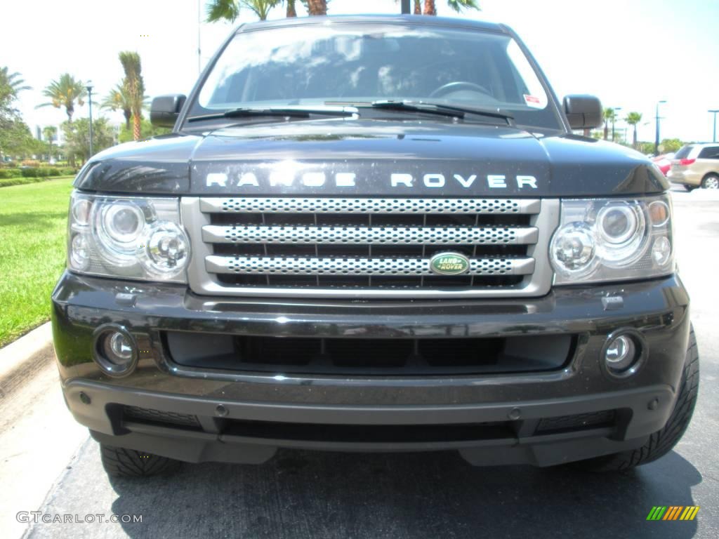 2008 Range Rover Sport HSE - Santorini Black / Ebony Black photo #3