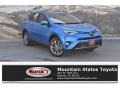 2018 Electric Storm Blue Toyota RAV4 Limited AWD  photo #1