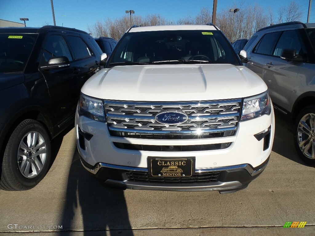 2019 Explorer Limited 4WD - White Platinum / Medium Black photo #2