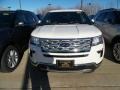 2019 White Platinum Ford Explorer Limited 4WD  photo #2