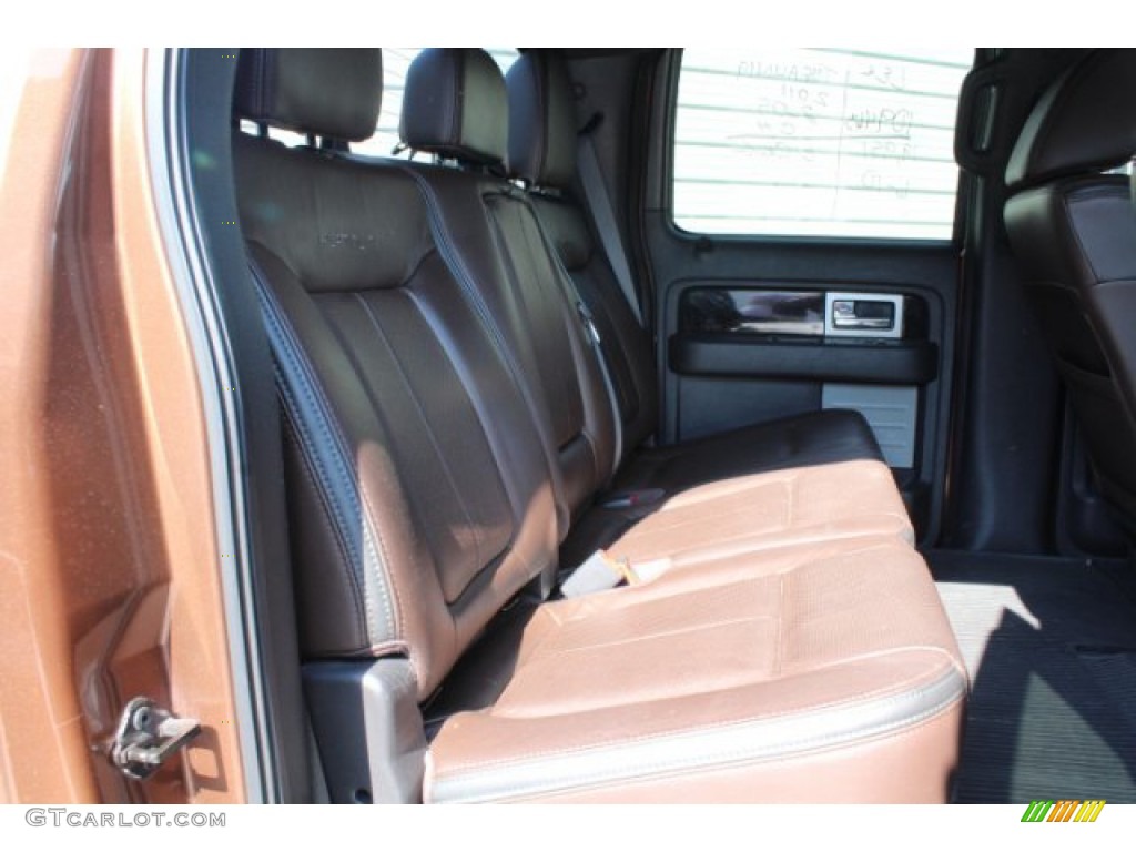 2011 F150 Platinum SuperCrew 4x4 - Golden Bronze Metallic / Sienna Brown/Black photo #25